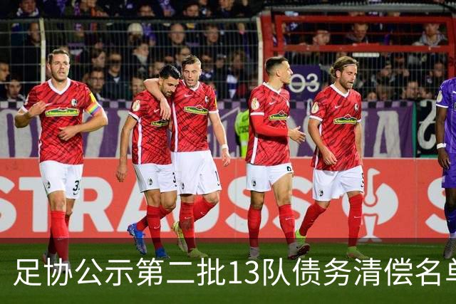 足协公示第二批13队债务清偿名单